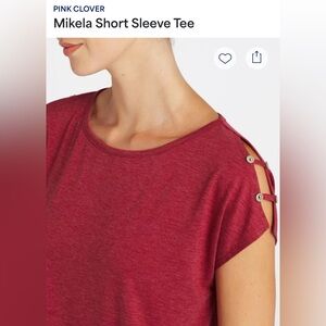 Pink Clover Mikela Short Sleeve Tee
